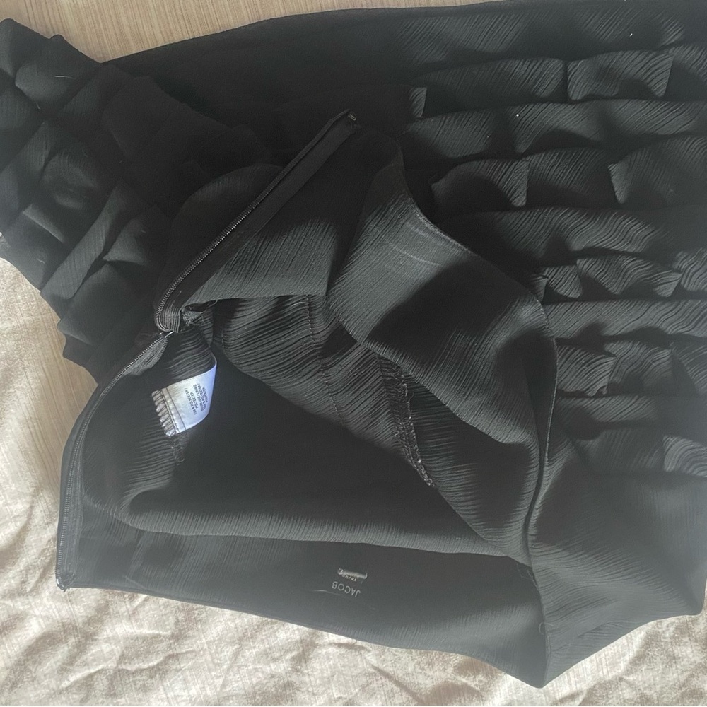 Jacob Black Layered Mini Skirt Size XS - Picture 3 of 5
